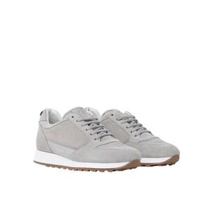 Peserico Pearl Grey Suede Sneakers 38 (US 8)
